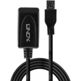 Lindy 43155 USB-kabel USB 3.2 Gen 1 (3.1 Gen 1) 5 m USB A 5 Gbit/sek. Sort, Forlængerledning Sort, 5 m, USB A, USB A, USB 3.2 Gen 1 (3.1 Gen 1), 5 Gbit/sek., Sort