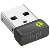 Logitech Bolt USB-modtager grafit, USB-modtager, 2 g, Sort, Grøn