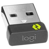 Logitech Bolt USB-modtager grafit, USB-modtager, 2 g, Sort, Grøn