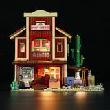 Lumibricks Gammel westernpostkontor, Bygge legetøj 