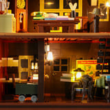 Lumibricks Gammel westernpostkontor, Bygge legetøj 