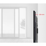 One for all WM 6621 tv-beslag 2,29 m (90") Sort, Grå, Wall Mount Sort, 101,6 cm (40"), 2,29 m (90"), 200 x 200 mm, 600 x 400 mm, 0 - 15°, Sort, Grå
