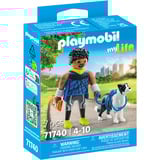 PLAYMOBIL My Life Jogger med Border Collie, Bygge legetøj 