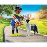 PLAYMOBIL My Life Jogger med Border Collie, Bygge legetøj 
