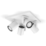 Philips Hue White & Color Ambiance Argenta 4-punkts spot, LED lys Hvid