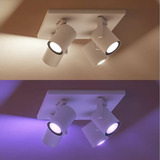 Philips Hue White & Color Ambiance Argenta 4-punkts spot, LED lys Hvid