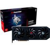 PowerColor Radeon RX 9070 XT Hellhound 16GB OC, Grafikkort Sort