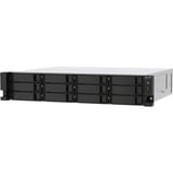 QNAP TS-1273AU-RP-8G NAS & lagringsserver Stativ (2U) Ryzen Embedded V1500B 8 GB DDR4 0 TB QNAP QTS Aluminium, Sort NAS, Stativ (2U), Ryzen Embedded, V1500B, 8 GB, DDR4