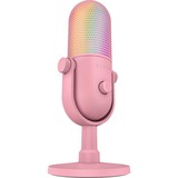 Razer Seiren V3 Chroma Quartz, Mikrofon Rosa