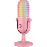 Razer Seiren V3 Chroma Quartz, Mikrofon Rosa