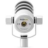 Rode Microphones PODMICW, Mikrofon Hvid