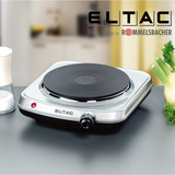 Rommelsbacher Enkelt kogeplade ELTAC EK 18, Varmeplade Sølv/Sort