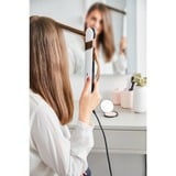 Rowenta OPTILISS II Glattejern Varm Hvid, Hårglatter Hvid/Sort, Glattejern, Varm, Scrollbar, Lige tøndeformet, Alt hår, Lang, Mellem, Kort