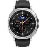 SAMSUNG Galaxy Watch 8 Classic 3,3 cm (1.3") AMOLED 46 mm Digital 438 x 438 pixel Berøringsskærm Sølv Wi-Fi GPS (satellit), SmartWatch Sort, 3,3 cm (1.3"), AMOLED, Berøringsskærm, 64 GB, GPS (satellit), 63,5 g