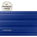 SAMSUNG MU-PE1T0R 1000 GB Blå, Solid state-drev Blå, 1000 GB, USB Type-C, 3.2 Gen 2 (3.1 Gen 2), 1050 MB/s, Beskyttelse af adgangskode, Blå