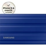 Samsung MU-PE1T0R 1 TB USB Type-C 3.2 Gen 2 (3.1 Gen 2) Blå, Solid state-drev Blå, 1 TB, USB Type-C, 3.2 Gen 2 (3.1 Gen 2), 1050 MB/s, Beskyttelse af adgangskode, Blå