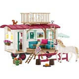 Schleich HORSE CLUB Caravan for secret club meetings, Spil figur Farm, 5 År, Flerfarvet