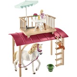 Schleich HORSE CLUB Caravan for secret club meetings, Spil figur Farm, 5 År, Flerfarvet