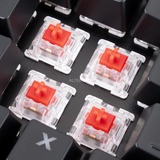 Sharkoon Gaming-tastatur Sort, DE-layout, Huano Red