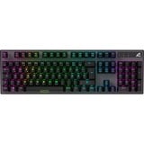 Sharkoon SKILLER SGK20, Gaming-tastatur Sort, DE-layout, Huano Brown