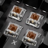 Sharkoon SKILLER SGK20, Gaming-tastatur Sort, DE-layout, Huano Brown