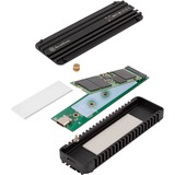 SilverStone MS12 SSD kabinet Sort M.2, Drev kabinet Sort, SSD kabinet, M.2, PCI Express 3.0, Serial Attached SCSI, 20 Gbit/sek., USB-tilslutning, Sort