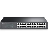 TP-Link TL-SF1024D netværksswitch Ikke administreret Fast Ethernet (10/100) Sort Brown, Ikke administreret, Fast Ethernet (10/100), Stativ-montering, Detail