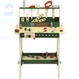 Theo Klein Bosch - træarbejdsbord med fyrretræ medium, Børne værktøj 