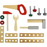 Theo Klein Bosch - træarbejdsbord med fyrretræ medium, Børne værktøj 