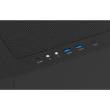 Thermaltake CA-11G-00M1WN-00, Towerkabinet Sort