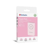 Verbatim Charge 'n' Go Lithium polymer (LiPo) 5000 mAh Trådløs opladning Lyserød, Power Bank Rosa, 5000 mAh, Lithium polymer (LiPo), Quick Charge 3.0, Trådløs opladning, Lyserød