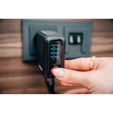 Verbatim Mini GaN-oplader med display Sort