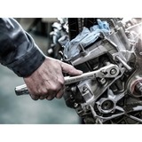 Wera 8100 SC 11 Zyklop Metal-skraldesæt, tommer, 1/2", Værktøjssæt Sort/Grøn