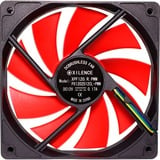 Xilence XPF120.R.PWM Computerkabinet Ventilator 12 cm Sort, Rød, Sag fan Ventilator, 12 cm, 1500 rpm, 28 dB, 57,9 kubikfod/min., Sort, Rød