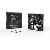 be quiet! Pure Wings 3 120mm PWM, Sag fan Sort