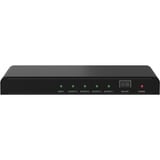goobay HDMI-splitter 1 til 4 (4K @ 30Hz), HDMI splitter Sort