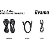 iiyama GB2445HSU-B2, Gaming Skærm Sort (mat)