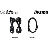 iiyama XU2491H-B1, LED-skærm Sort (mat)