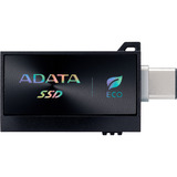 ADATA SC730 512 GB USB Type-C 3.2 Gen 2 (3.1 Gen 2) Sort, Solid state-drev Sort, 512 GB, USB Type-C, 3.2 Gen 2 (3.1 Gen 2), 600 MB/s, 10 Gbit/sek., Sort