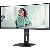 AOC CU34P3CV, LED-skærm Sort
