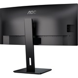 AOC CU34P3CV computerskærm 86,4 cm (34") 3440 x 1440 pixel UltraWide Quad HD LED Sort, LED-skærm Sort, 86,4 cm (34"), 3440 x 1440 pixel, UltraWide Quad HD, LED, 4 ms, Sort