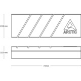 ARCTIC M2 Pro, Køleplade Sort