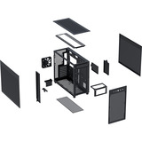 ASUS 90DC00V0-B39000, Towerkabinet Sort
