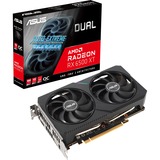 ASUS Dual Radeon RX 6500 XT OC Edition AMD 4 GB GDDR6, Grafikkort Radeon RX 6500 XT, 4 GB, GDDR6, 64 Bit, 7680 x 4320 pixel, PCI Express x16 4.0