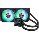 ASUS PRIME LC 240 ARGB, Vandkøling Sort