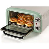 Ariete 3919/04 10 L 800 W Grøn Grill, Mini ovn Hvid/lysegrøn, 10 L, Grøn, Fritstående, Dreje, 90 - 230 °C, Mekanisk