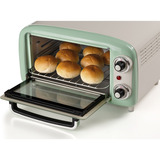 Ariete 3919/04 10 L 800 W Grøn Grill, Mini ovn Hvid/lysegrøn, 10 L, Grøn, Fritstående, Dreje, 90 - 230 °C, Mekanisk