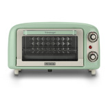 Ariete 3919/04 10 L 800 W Grøn Grill, Mini ovn Hvid/lysegrøn, 10 L, Grøn, Fritstående, Dreje, 90 - 230 °C, Mekanisk