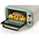 Ariete 3919/04 10 L 800 W Grøn Grill, Mini ovn Hvid/lysegrøn, 10 L, Grøn, Fritstående, Dreje, 90 - 230 °C, Mekanisk