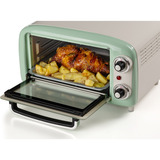 Ariete 3919/04 10 L 800 W Grøn Grill, Mini ovn Hvid/lysegrøn, 10 L, Grøn, Fritstående, Dreje, 90 - 230 °C, Mekanisk
